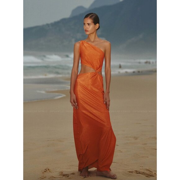 Baobab Collection Dresses & Skirts - Baobab Luana Cut Out Maxi Dress Durazno Orange Womens Size Large